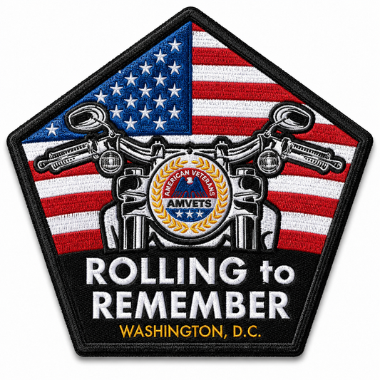 Rolling to Remember 2026 Embroidered Patch