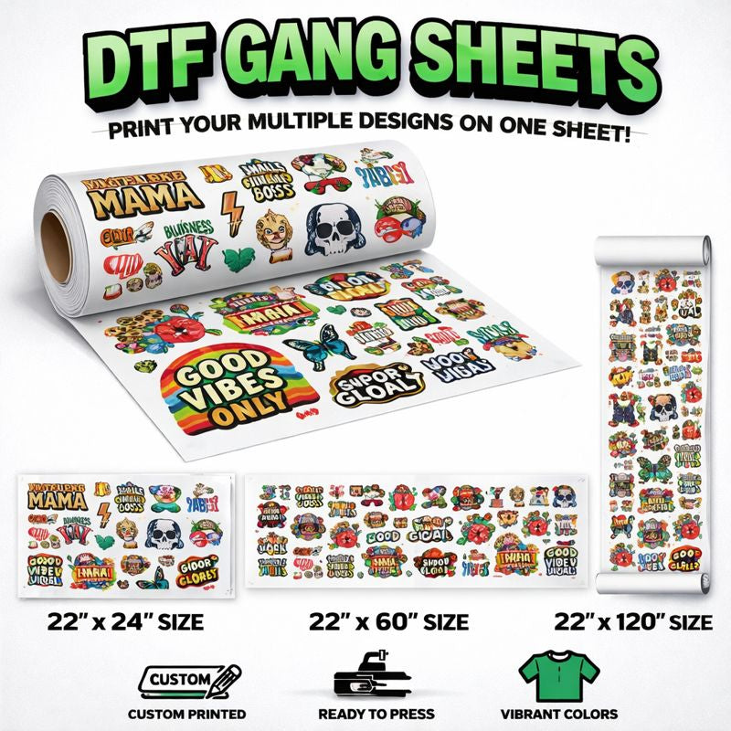 Build  Custom DTF Gang Sheet Online