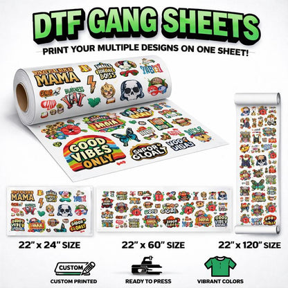 Build  Custom DTF Gang Sheet Online