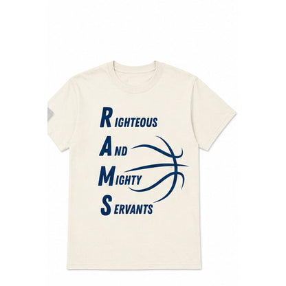 Rams Acronym tshirt in ivory