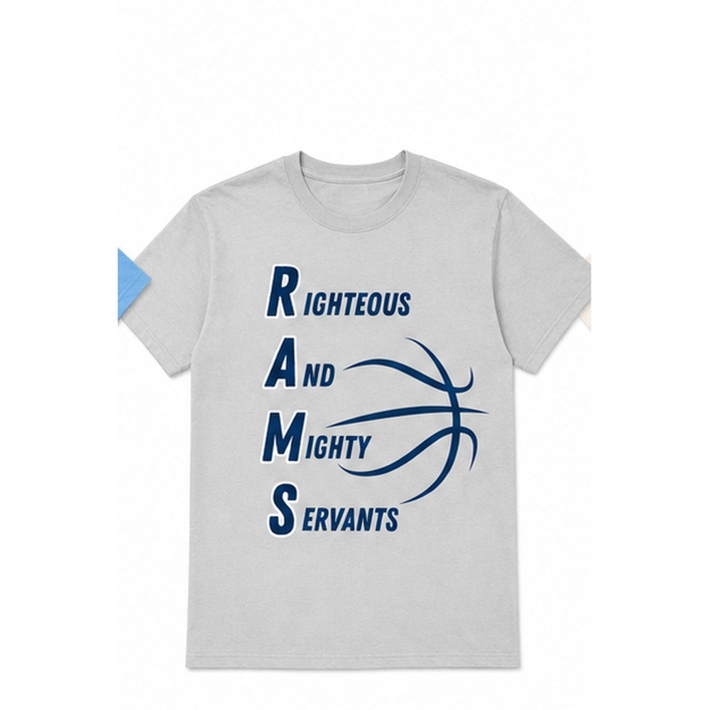 Rams Acronym tshirt in light gray