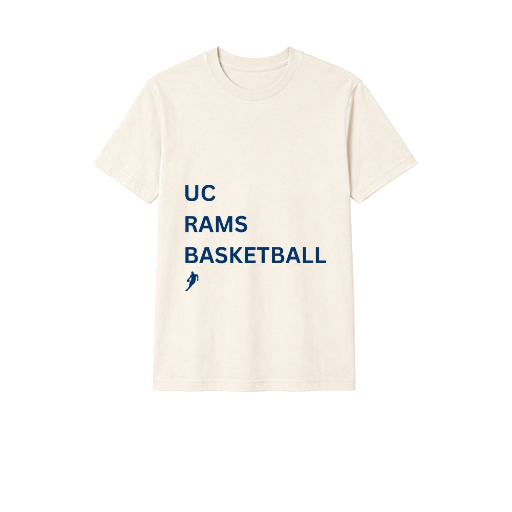 Rams Type cotton T-shirt in ivory