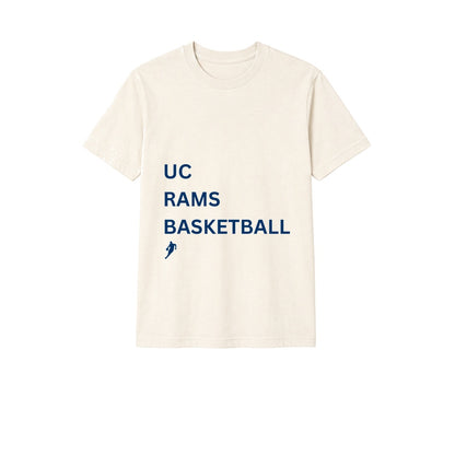 Rams Type cotton T-shirt in ivory