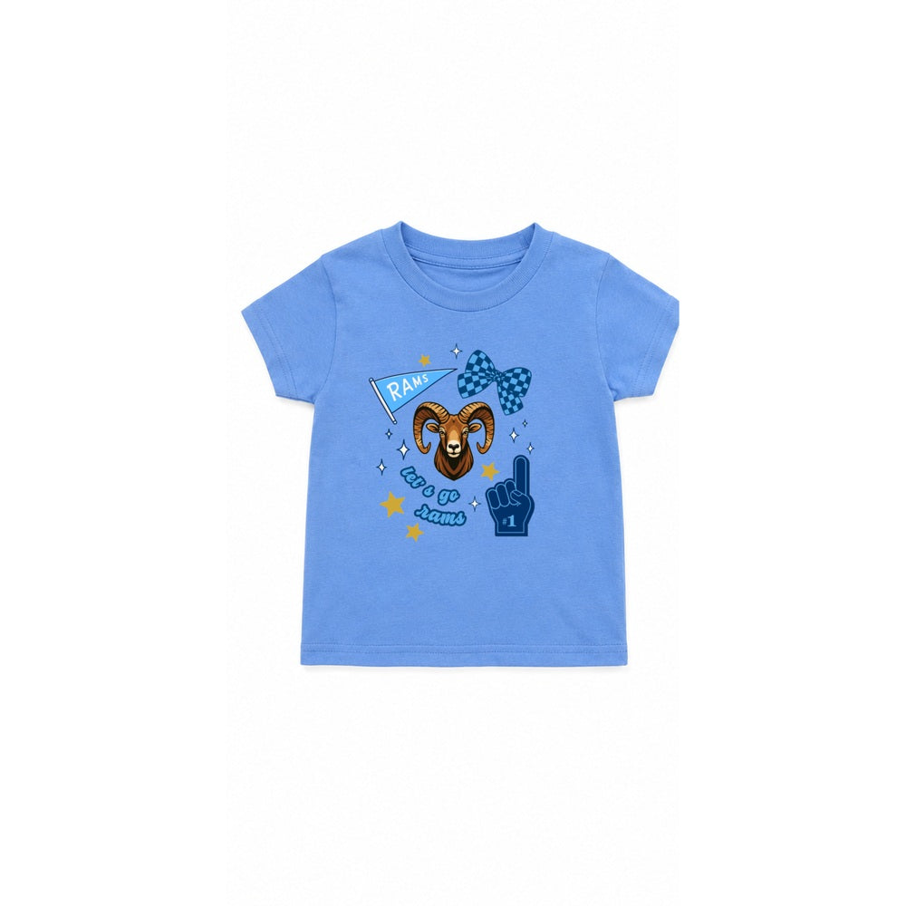 Rams Fun toddler T-shirt in carolina blue