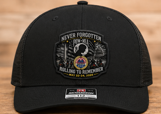 Rolling to Remember Commemorative UV Patch Hat