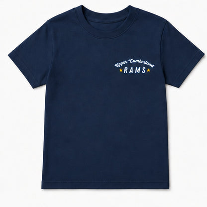 Rams Kids youth T-shirt front in navy