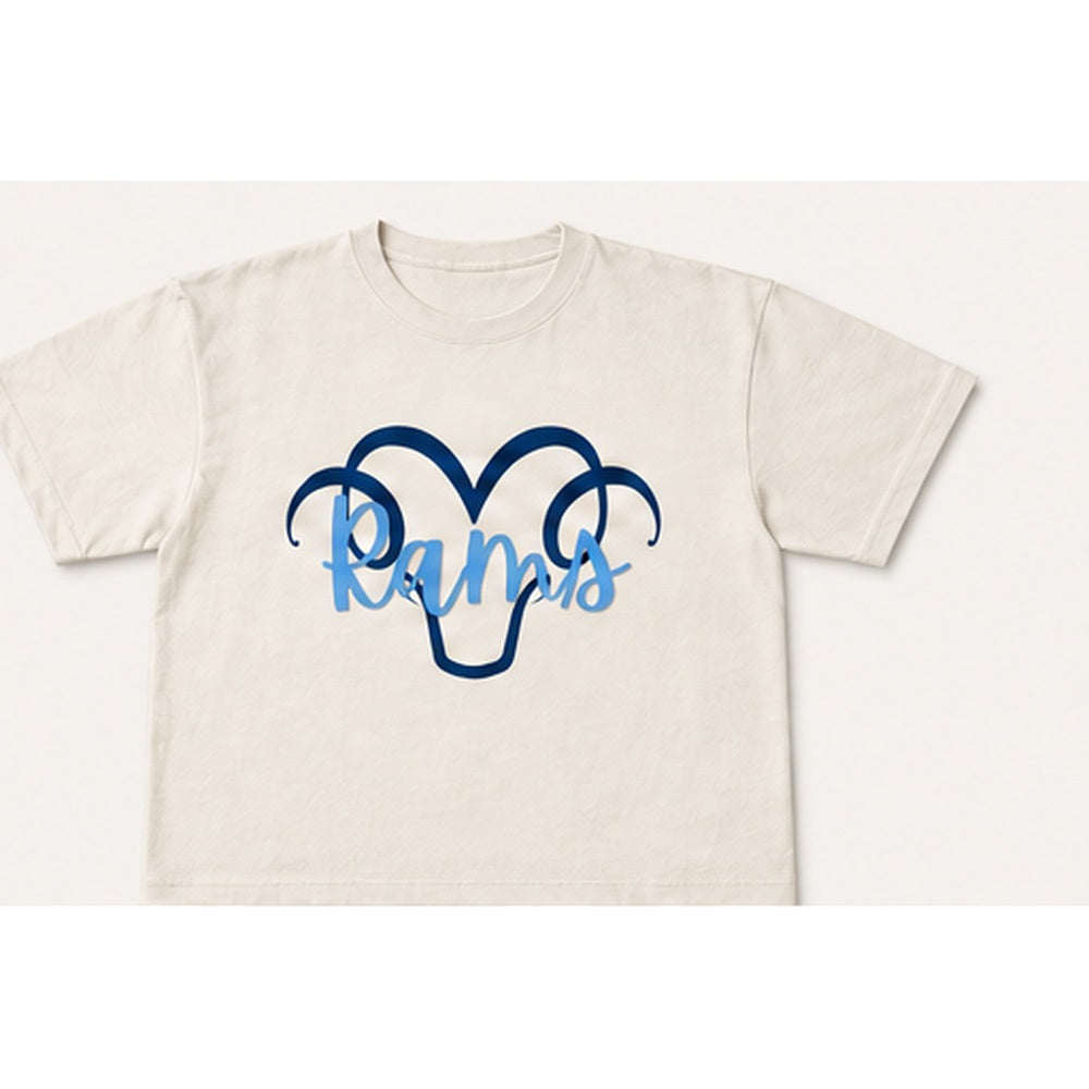 Rams Loopy T-shirt in ivory