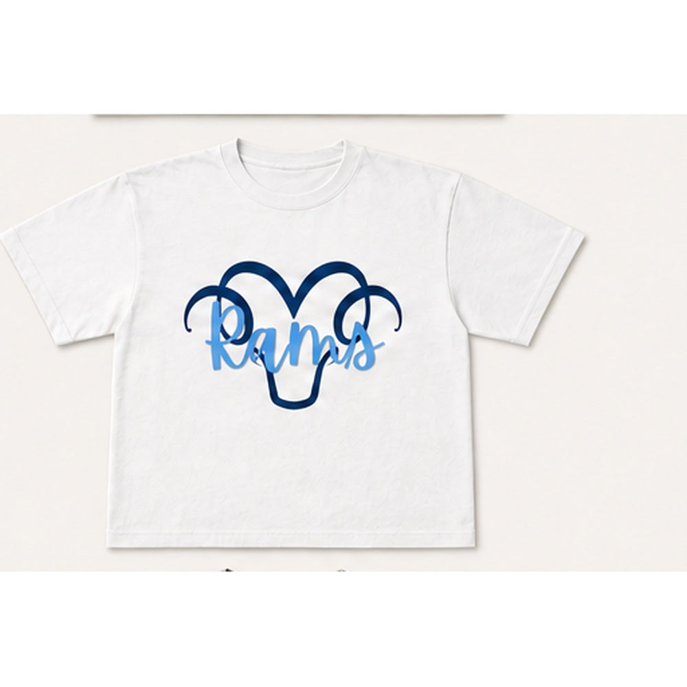 Rams Loopy T-shirt in white