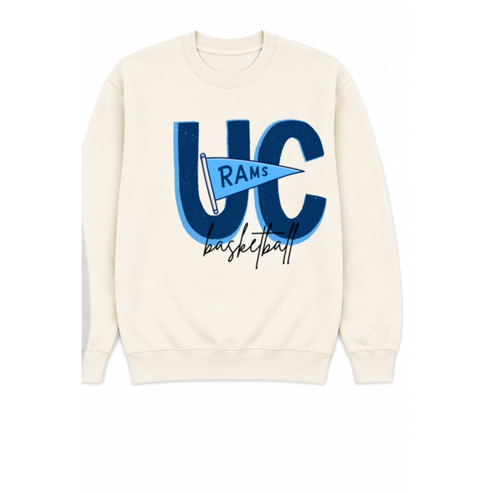 Rams Pennant sweatshirt in ivory