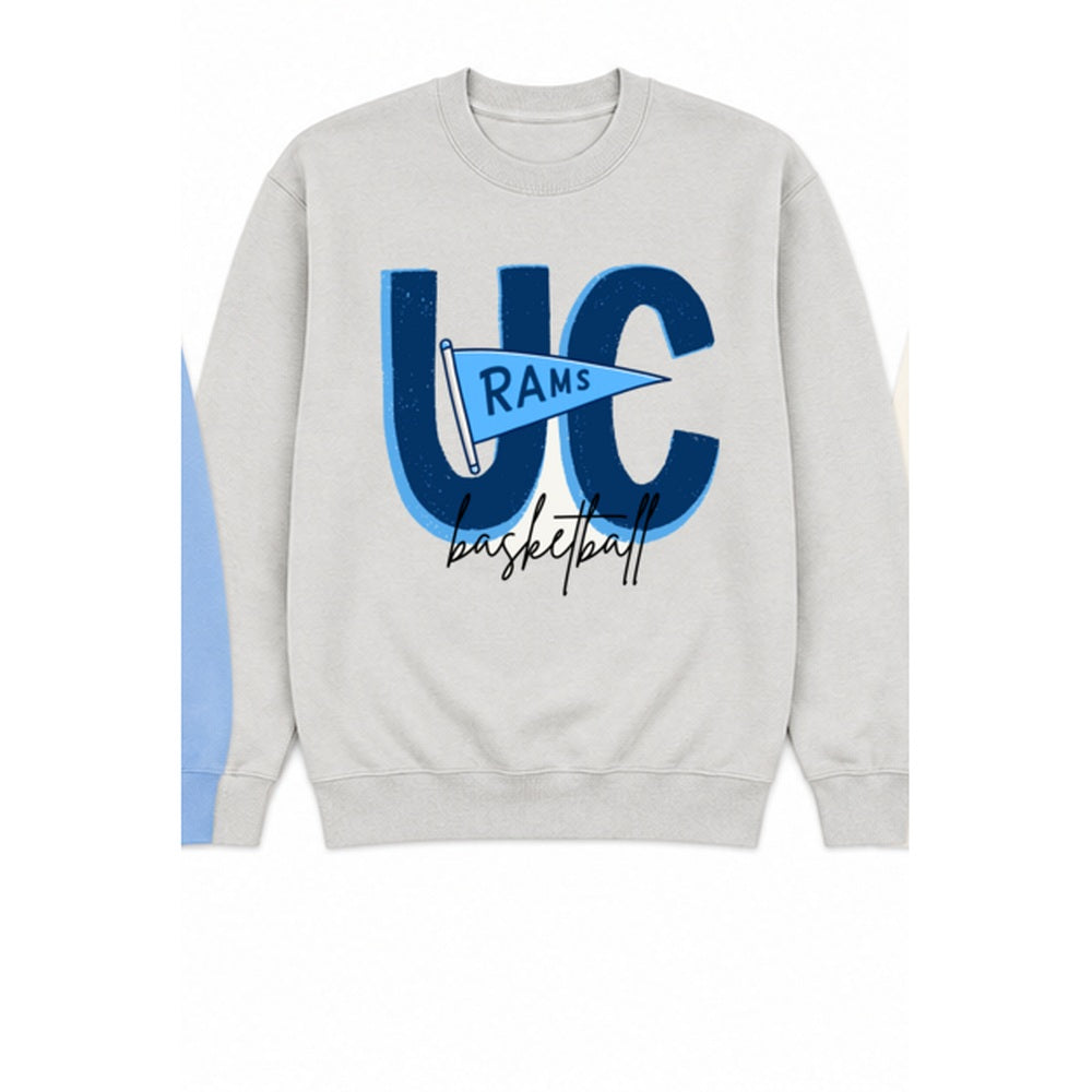 Rams Pennant sweatshirt in light gray