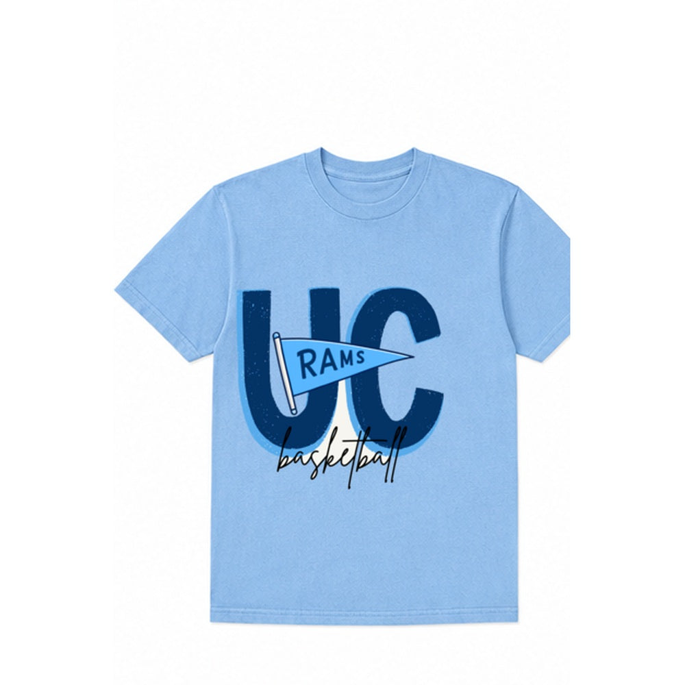 Rams Pennant T-shirt in carolina blue
