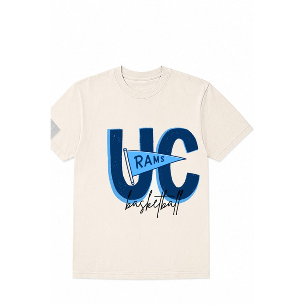 Rams Pennant T-shirt in ivory