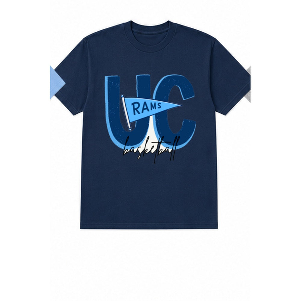 Rams Pennant T-shirt in navy