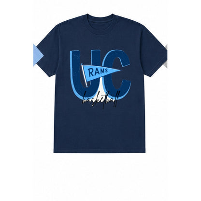 Rams Pennant T-shirt in navy