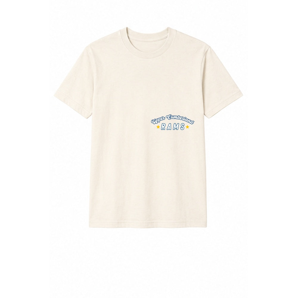 Rams Kids adult T-shirt front in ivory