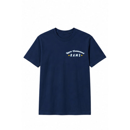 Rams Kids adult T-shirt front in navy