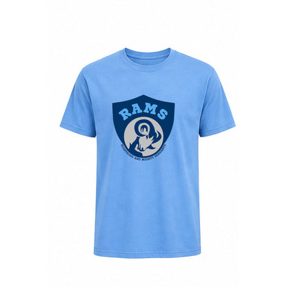 Rams Logo cotton T-shirt in carolina blue