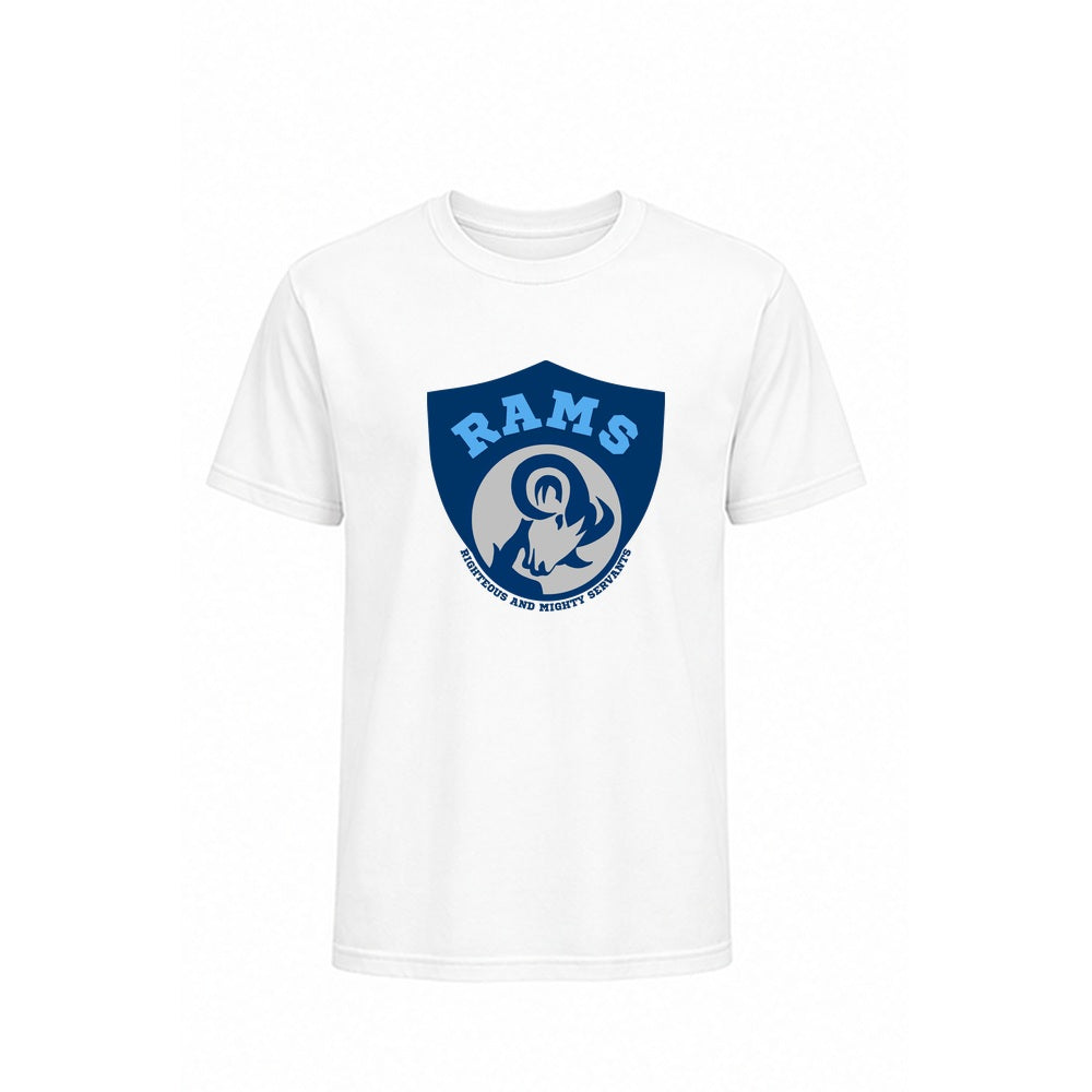 Rams Logo cotton T-shirt in white